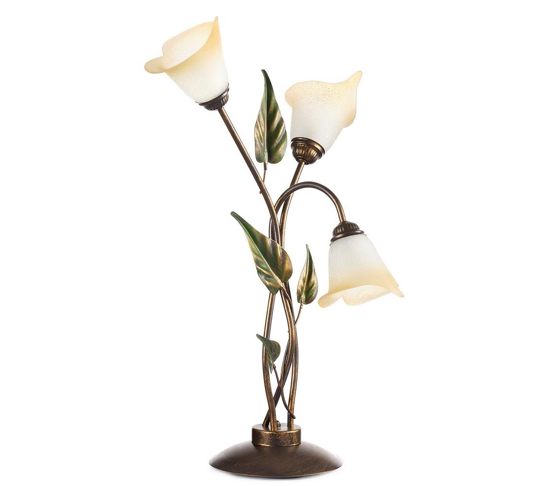 Lampa stołowa Miranda 3-punktowa, brązowa