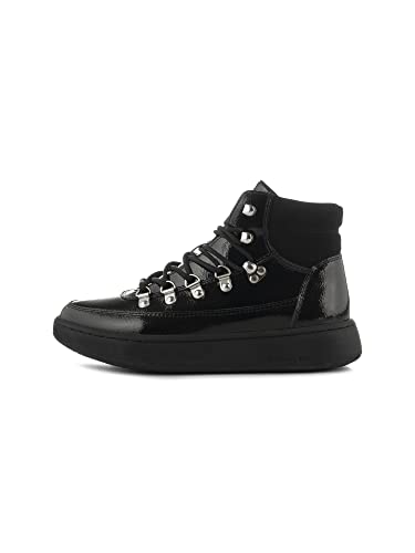 Woden Damskie botki Iris Full Patent, czarne, 39, czarny, 39 EU