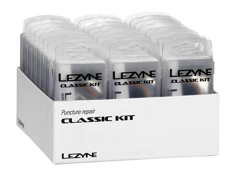 LEZYNE Łatki do dętek zestaw CLASSIC KIT BOX 6xłatki, tarka, 1xłatka do opony pudełko 24szt. (NEW) A-LZN-1-PK-CLKIT-V1BOX