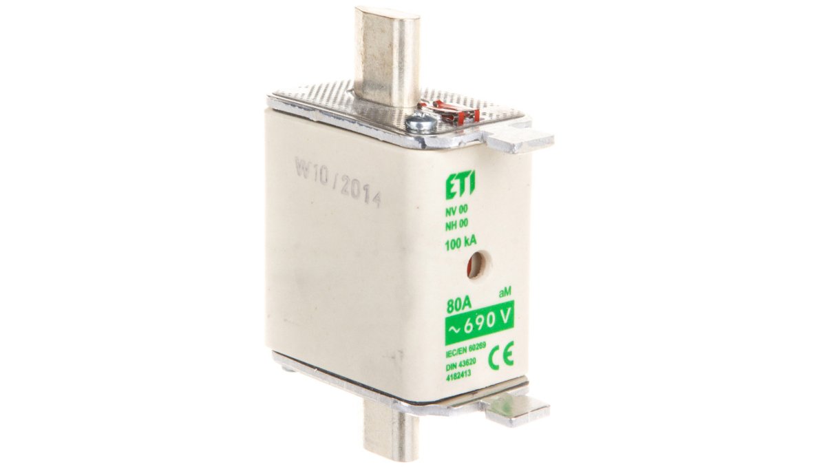 Eti-Polam Wkładka bezpiecznikowa KOMBI NH00 80A aM 690V WT-00 004182413 004182413