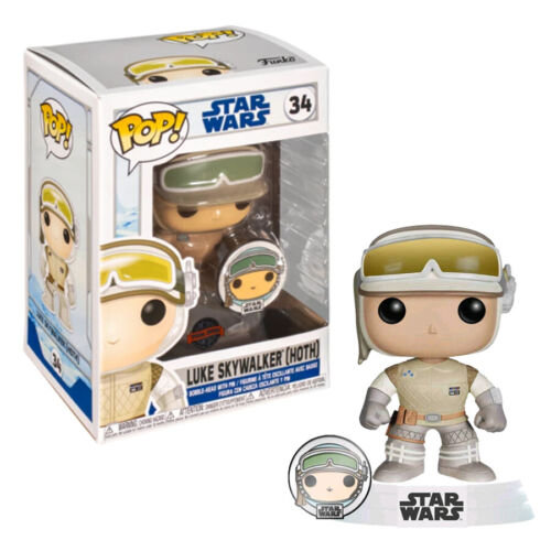 funko pop! star wars 34 luke skywalker with pin