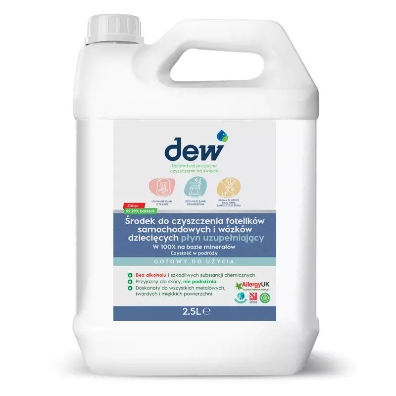 Płyn uzupełniający do wózków i fotelików, 2,5 l, Dew