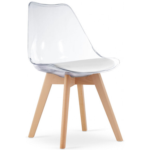 Przezroczyste krzesło minimalistyczne M5-F02