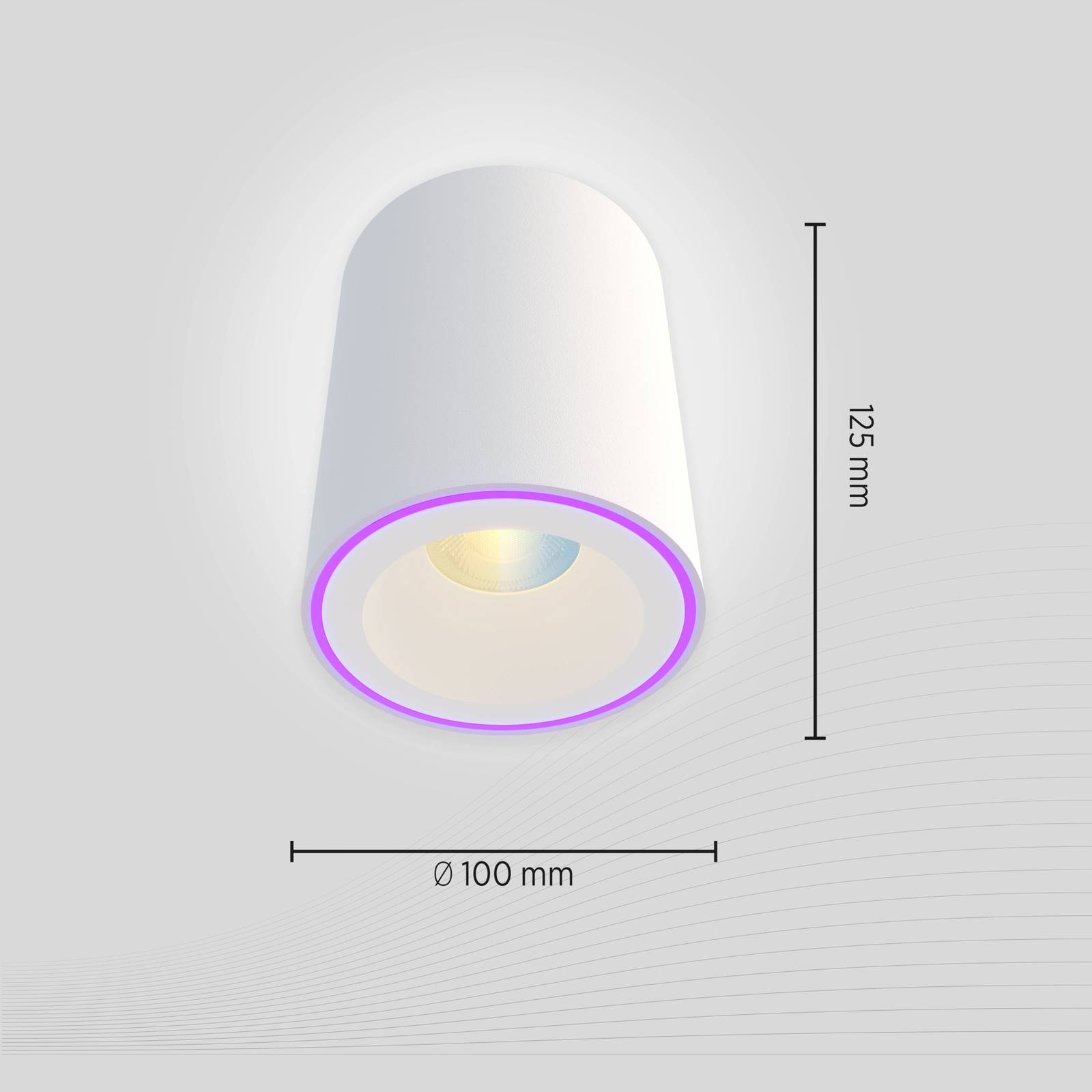 Calex Smart Halo Spot reflektor sufitowy LED biały