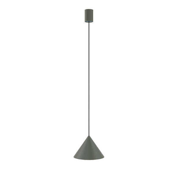 Loftowa lampa wisząca ZENITH L UMBRA GRAY 10873 GU10 wys. 130cm szary
