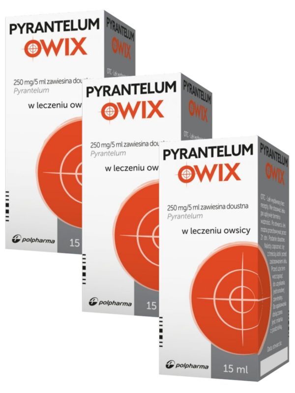 Pyrantelum Medana 250 mg/5 ml, 15 ml