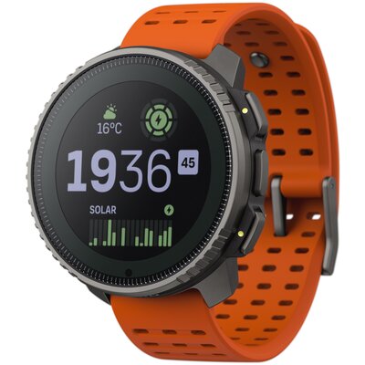 Suunto Vertical Titanium Solar Canyon GPS 49mm Pomarańczowy