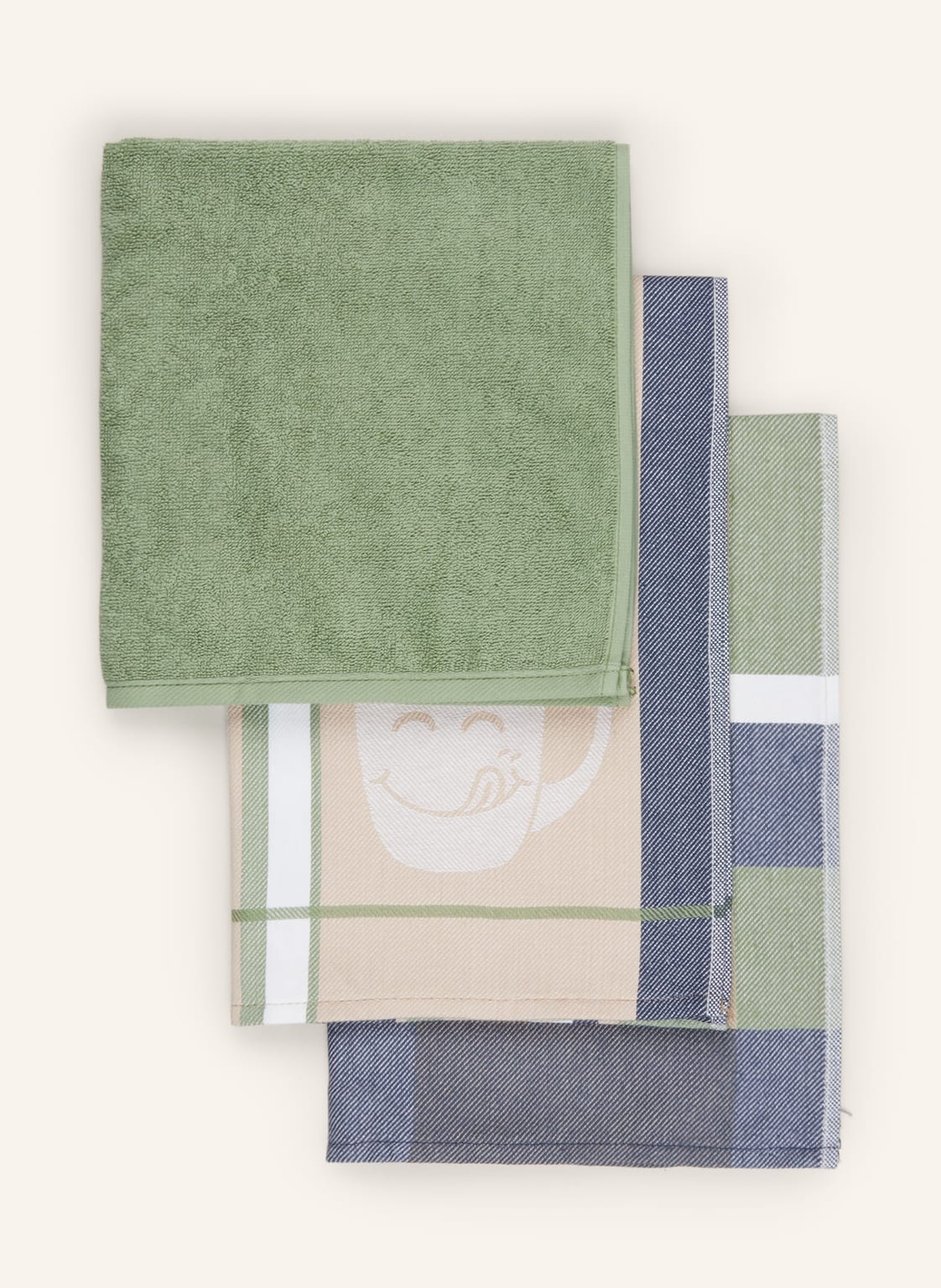 Ross Ściereczki Do Naczyń, 3 Szt. blau