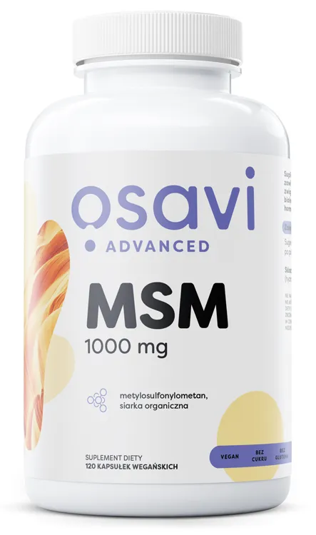 Osavi - MSM, 1000mg, 120 vkaps