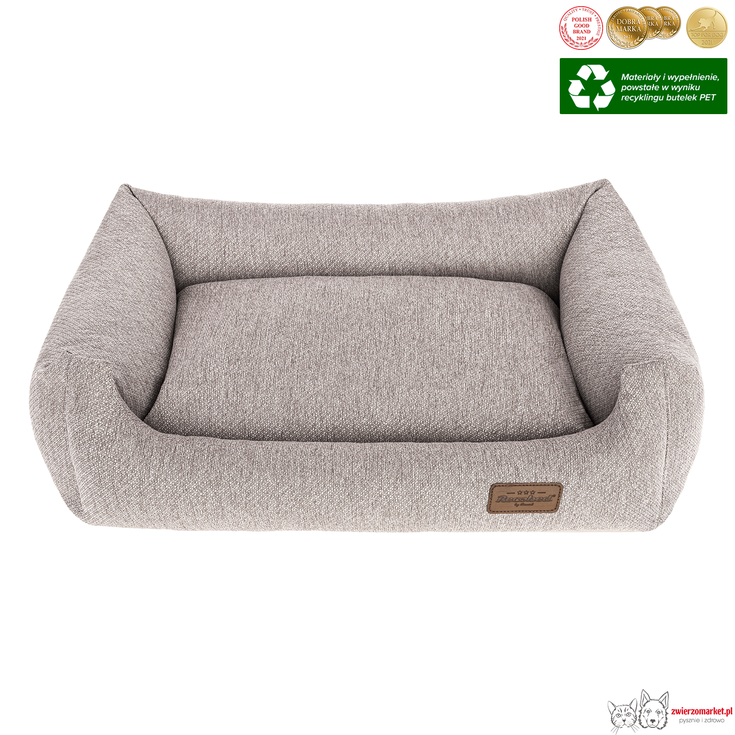Kanapa Harmony PLUS jasny brąz (rozmiar S: 65 x 50 x 15 cm)