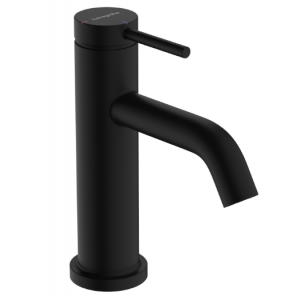 HANSGROHE 73302670 Tecturis S Jednouchwytowa bateria umywalkowa 80 CoolStart z kompletem odpływowym, Czarny Matowy