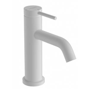 HANSGROHE 73302700 Tecturis S Jednouchwytowa bateria umywalkowa 80 CoolStart z kompletem odpływowym, Biały Matowy