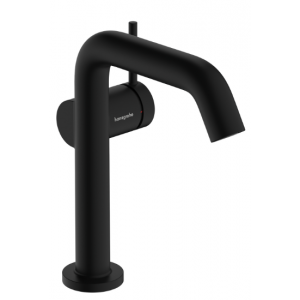 HANSGROHE 73341670 Tecturis S Jednouchwytowa bateria umywalkowa 150 Fine, CoolStart bez kompletu odpływowego Czarny Matowy