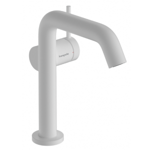 HANSGROHE 73341700 Tecturis S Jednouchwytowa bateria umywalkowa 150 Fine, CoolStart bez kompletu odpływowego Biały Matowy