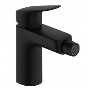 HANSGROHE 71200670 Logis Jednouchwytowa bateria bidetowa 100 z kompletem odpływowym Czarny Matowy