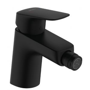 HANSGROHE 71204670 Logis Jednouchwytowa bateria bidetowa 70 z kompletem odpływowym Czarny Matowy