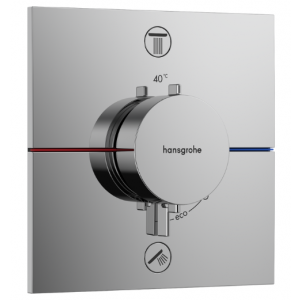 HANSGROHE 15572000 ShowerSelect Comfort E Bateria termostatyczna, podtynkowa do 2 odbiorników Chrom