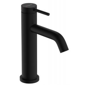 HANSGROHE 73314670 Tecturis S Jednouchwytowa bateria umywalkowa 110 CoolStart z kompletem odpływowym Czarny Matowy