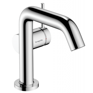 HANSGROHE 73320000 Tecturis S Jednouchwytowa bateria umywalkowa 110 Fine, CoolStart z kompletem odpływowym Push-Open Chrom