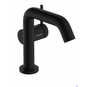 HANSGROHE 73321670 Tecturis S Jednouchwytowa bateria umywalkowa 110 Fine, CoolStart bez kompletu odpływowego Czarny Matowy