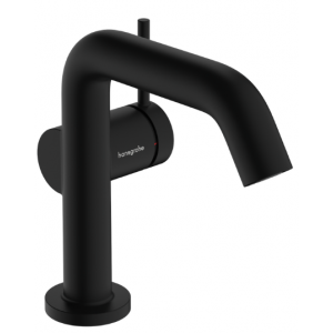 HANSGROHE 73323670 Tecturis S Jednouchwytowa bateria umywalkowa 110 Fine, CoolStart z kompletem odpływowym Czarny Matowy