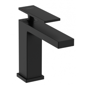HANSGROHE 73011670 Tecturis E Jednouchwytowa bateria umywalkowa 110 bez kompletu odpływowego, Czarny Matowy