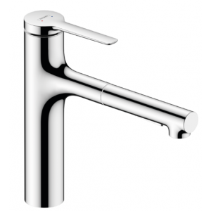 HANSGROHE 74822000 Zesis M33 Jednouchwytowa bateria kuchenna 160, metalowa wyciągana wylewka, 2jet Chrom