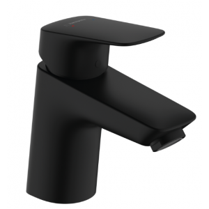 HANSGROHE 71072670 Logis Jednouchwytowa bateria umywalkowa 70 CoolStart z kompletem odpływowym Czarny Matowy