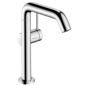 HANSGROHE 73360000 Tecturis S Jednouchwytowa bateria umywalkowa 210 Finie, CoolStart z obrotową wylewką, z kompletem odpływowym Push-Open Chrom
