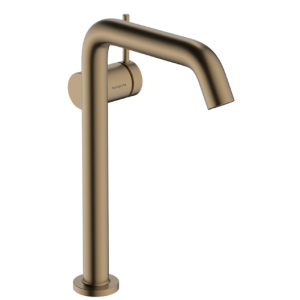 HANSGROHE 73372140 Tecturis S Jednouchwytowa bateria umywalkowa 240 Finie do umywalek nablatowych, CoolStart bez kompletu odpływowego Brąz Szczotkowany