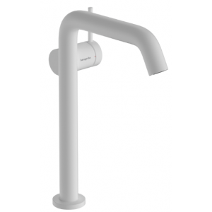 HANSGROHE 73372700 Tecturis S Jednouchwytowa bateria umywalkowa 240 Finie do umywalek nablatowych, CoolStart bez kompletu odpływowego Biały Matowy