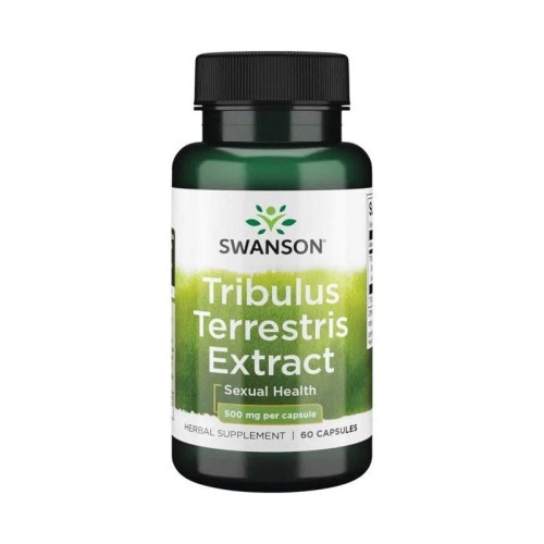 Tribulus Terrestris Extract - Buzdyganek naziemny 500 mg 60 kaps. (Swanson)