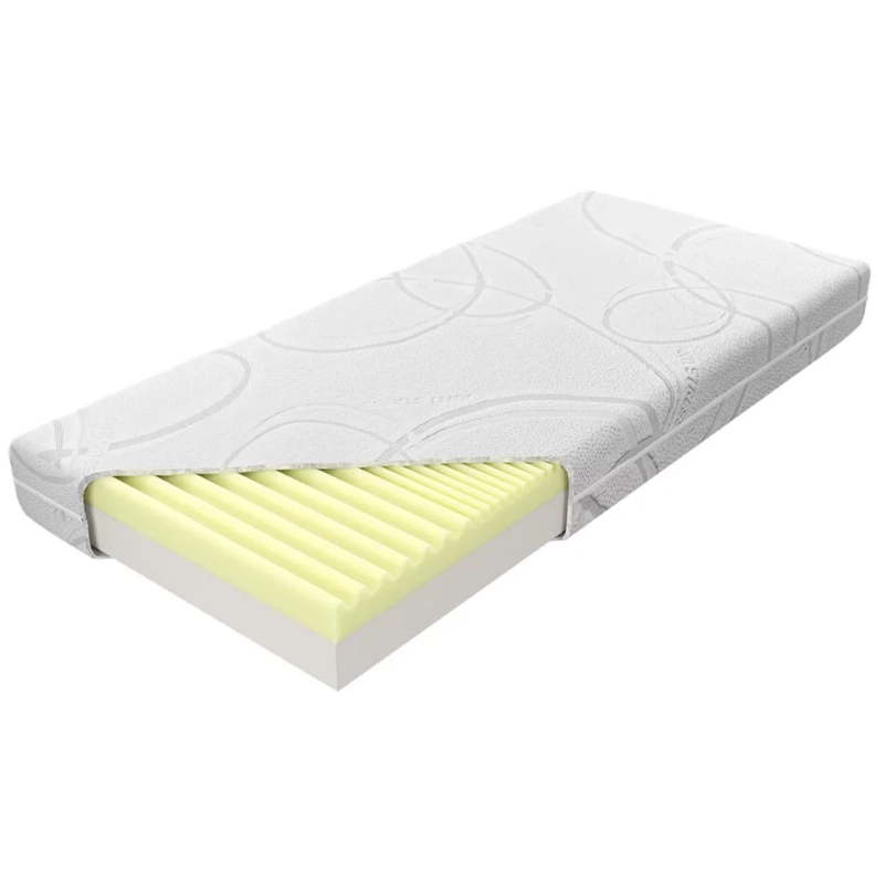 Materac Duet LUX H2 M&K foam Koło Rozmiar - 200x200, Pokrowiec - Cooling, Twardość materacy - H2 - średni