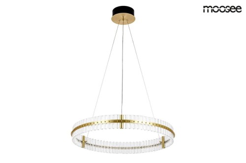 Moosee MOOSEE lampa wisząca SATURNUS 85 złota LED szkło stal szczotkowana MSE010100168