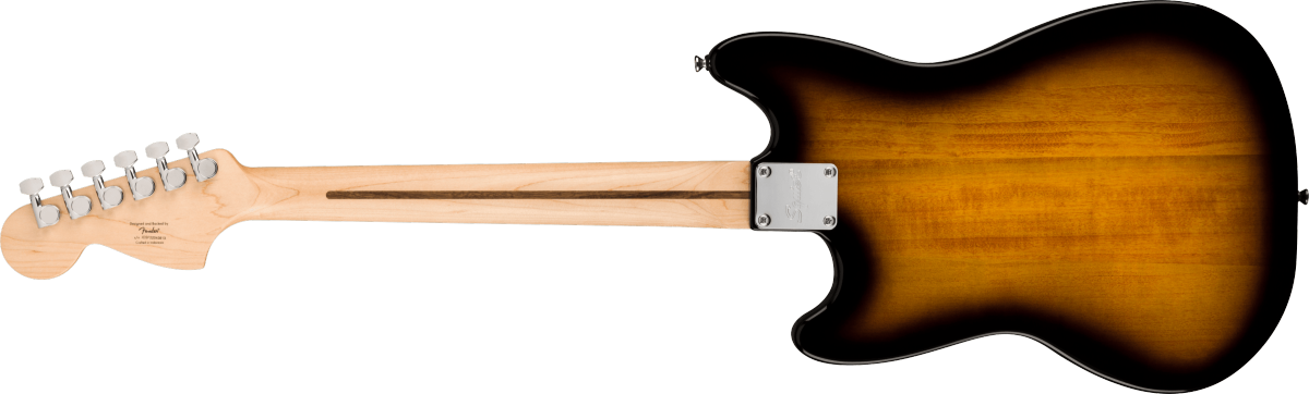 Squier Sonic Mustang Maple Fingerboard White Pickguard 2-Color Sunburst