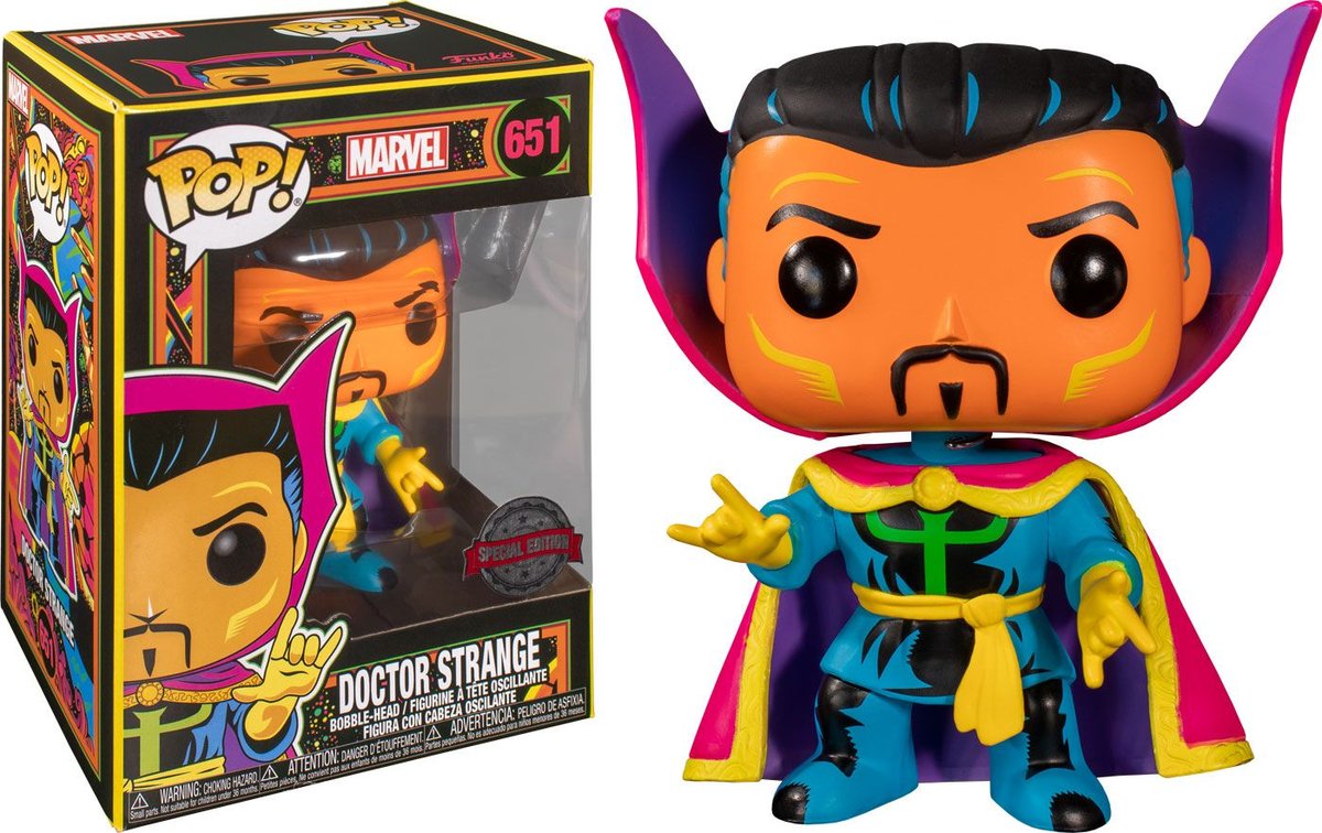 Funko POP! Marvel, figurka kolekcjonerska, Dr. Strange, Specjalna Edycja, 651