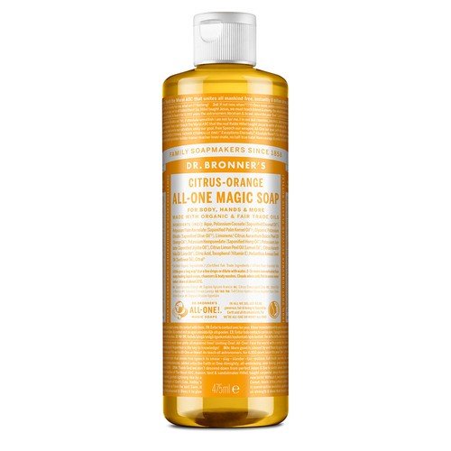 DR. BRONNER'S Mydło w Płynie 18w1 Cytrusowo-Pomarańczowe, Dr. Bronners, 475 ml