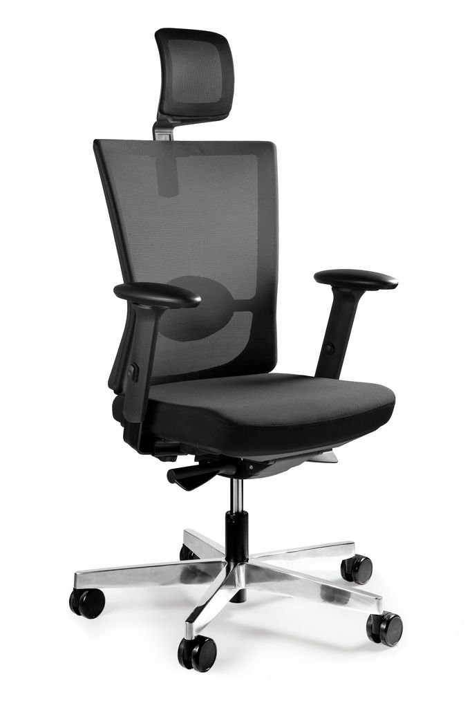 Unique Fotel Ergonomiczny Forte kółka do parkietów