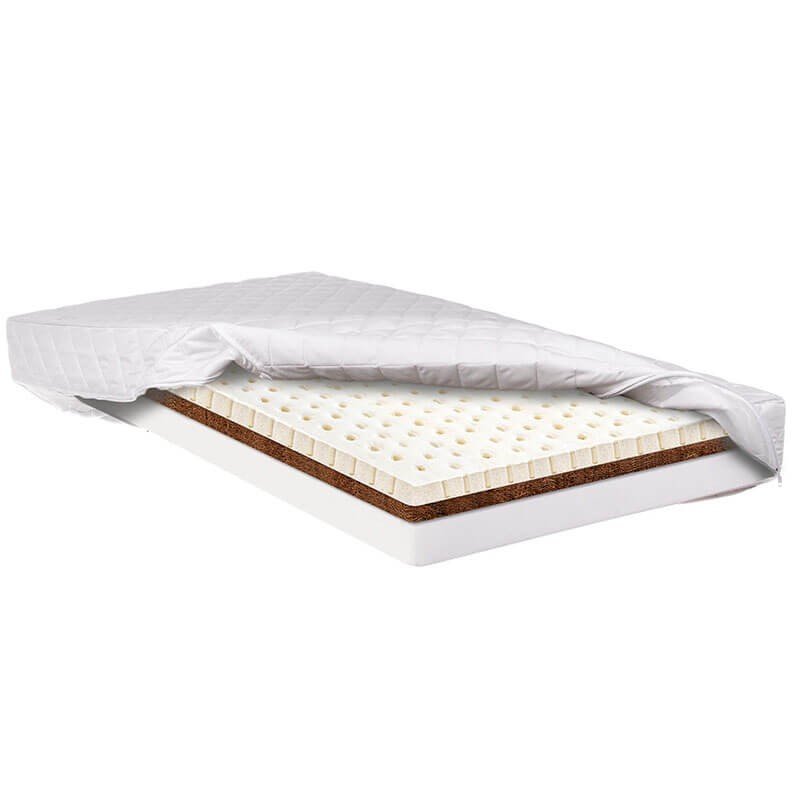 Materac piankowy miękki Flexi II Qualit z lateksem i kokosem 100x160x15 cm