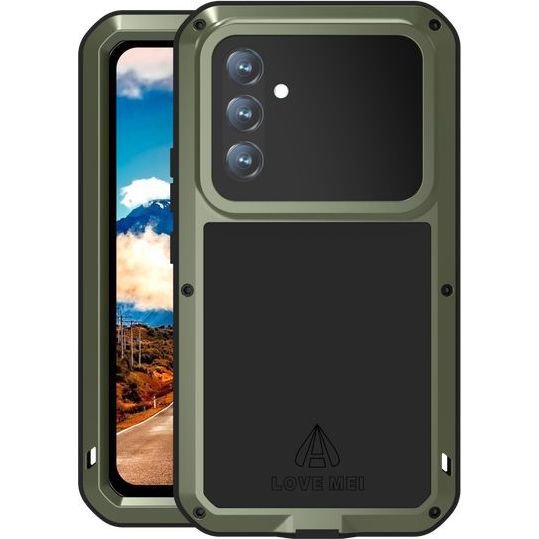 Etui Pancerne+szkło LOVE MEI do Galaxy A34 5G case