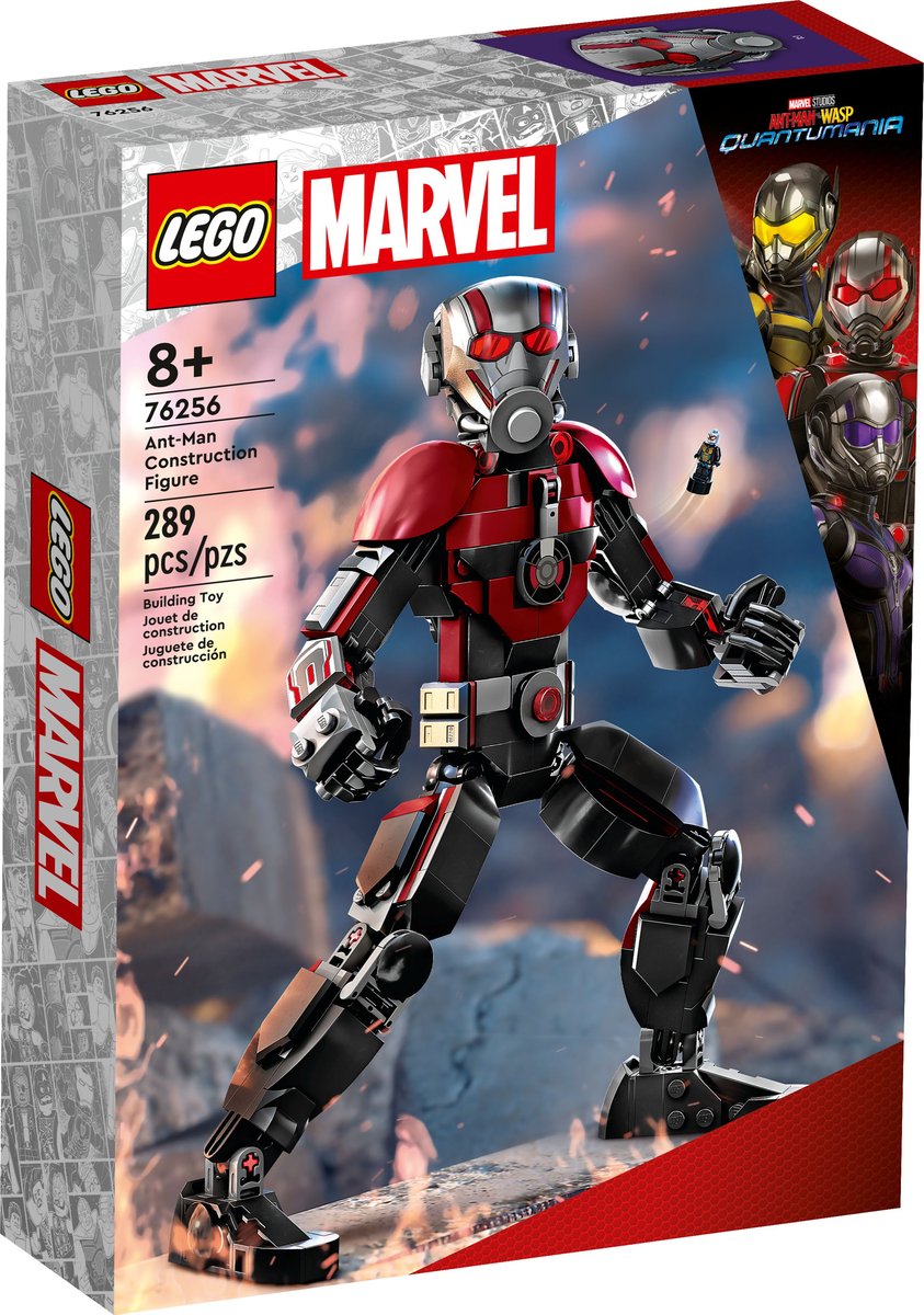 LEGO Marvel Super Heroes - Figurka Ant-Mana do zbudowania 76256