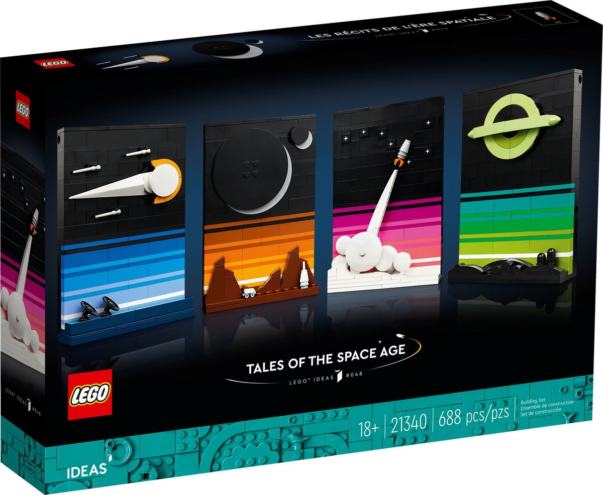 LEGO IDEAS Opowieści z czasów wyścigu kosmic 21340
