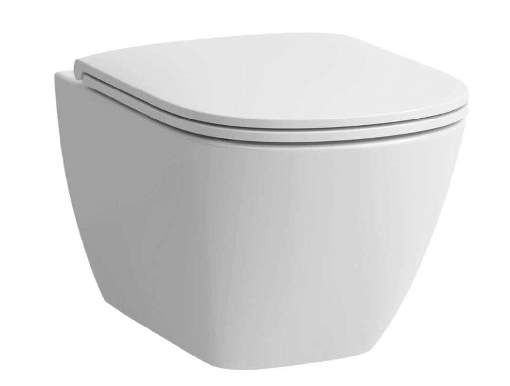 Zestaw LUA ADVANCED Miska podwieszana WC LUA ADVANCED rimless + deska wc SLIM wolnoopadająca (Laufen Pro)