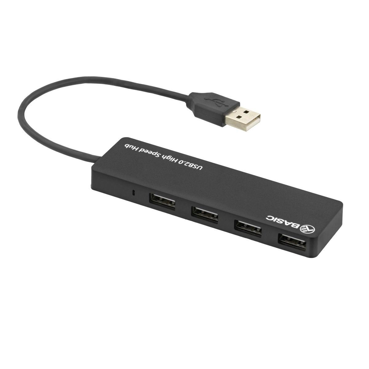 Tellur Basic USB Hub, 4 ports, USB 2.0, Black