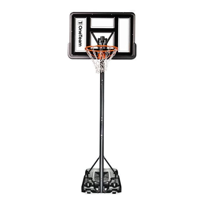 Kosz do koszykówki OneTeam BH02 czarny OT-BH02 230-305 cm