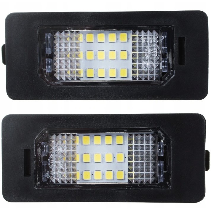 ZESTAW LAMPEK LED DO TABLICY REJESTRACYJNEJ, AUTOTUNE, DO BMW E82 SERIA 1, E88 SERIA 1, E90 SERIA 3, E91 SERIA 3, E92 SERIA 3, E93 SERIA 3, E39 SERI..