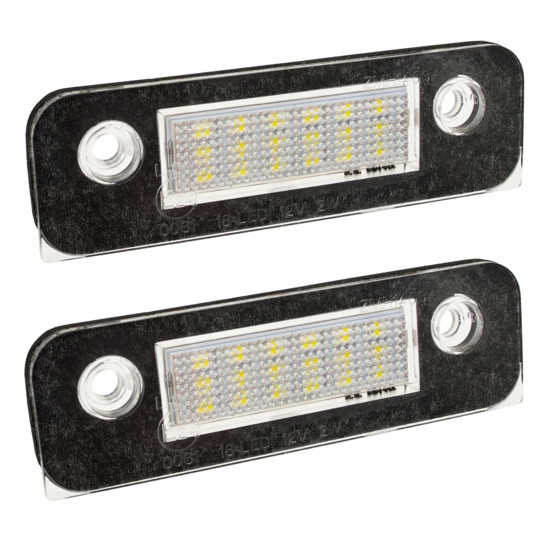 ZESTAW LAMPEK LED DO TABLICY REJESTRACYJNEJ, AUTOTUNE, DO FORD FIESTA MK6, FORD FUSION, FORD MONDEO MK2
