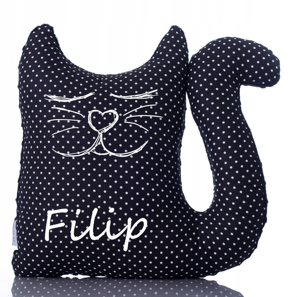 Kot Poduszka Na Prezent Podróżna Z Imieniem