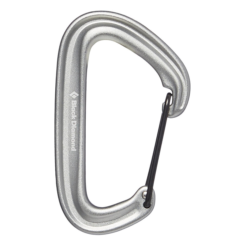 Black Diamond Litewire Karabinek, gray 2021 Karabinki niezakręcane BD2102341003ALL1