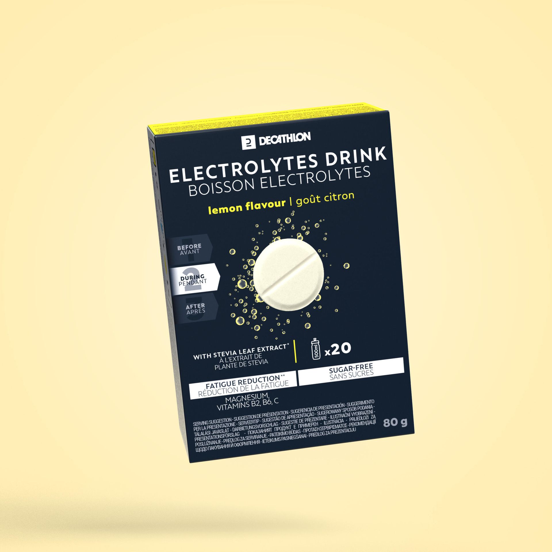 Napój elektrolitowy bez cukru Aptonia cytrynowy tabletki musujące 20 x 4g